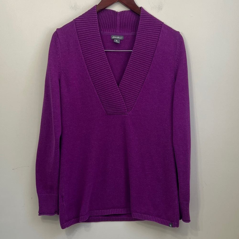 L.L. Bean Women's V-Neck Pullover Sweater Size Small